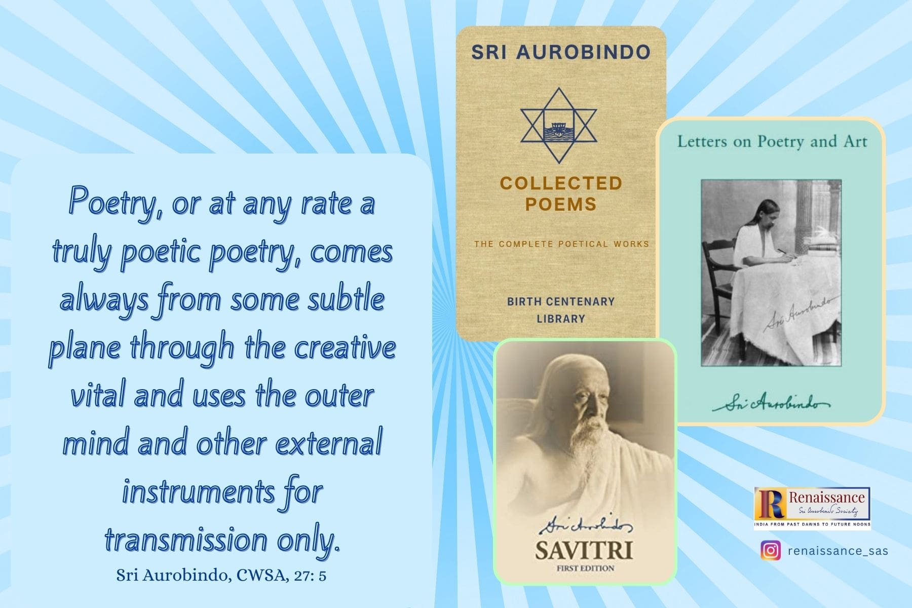 A Great Illuminative Power' – Appreciating Sri Aurobindo's Poetry – Part 2  - Gayatri Majumdar, image size:1800x1200