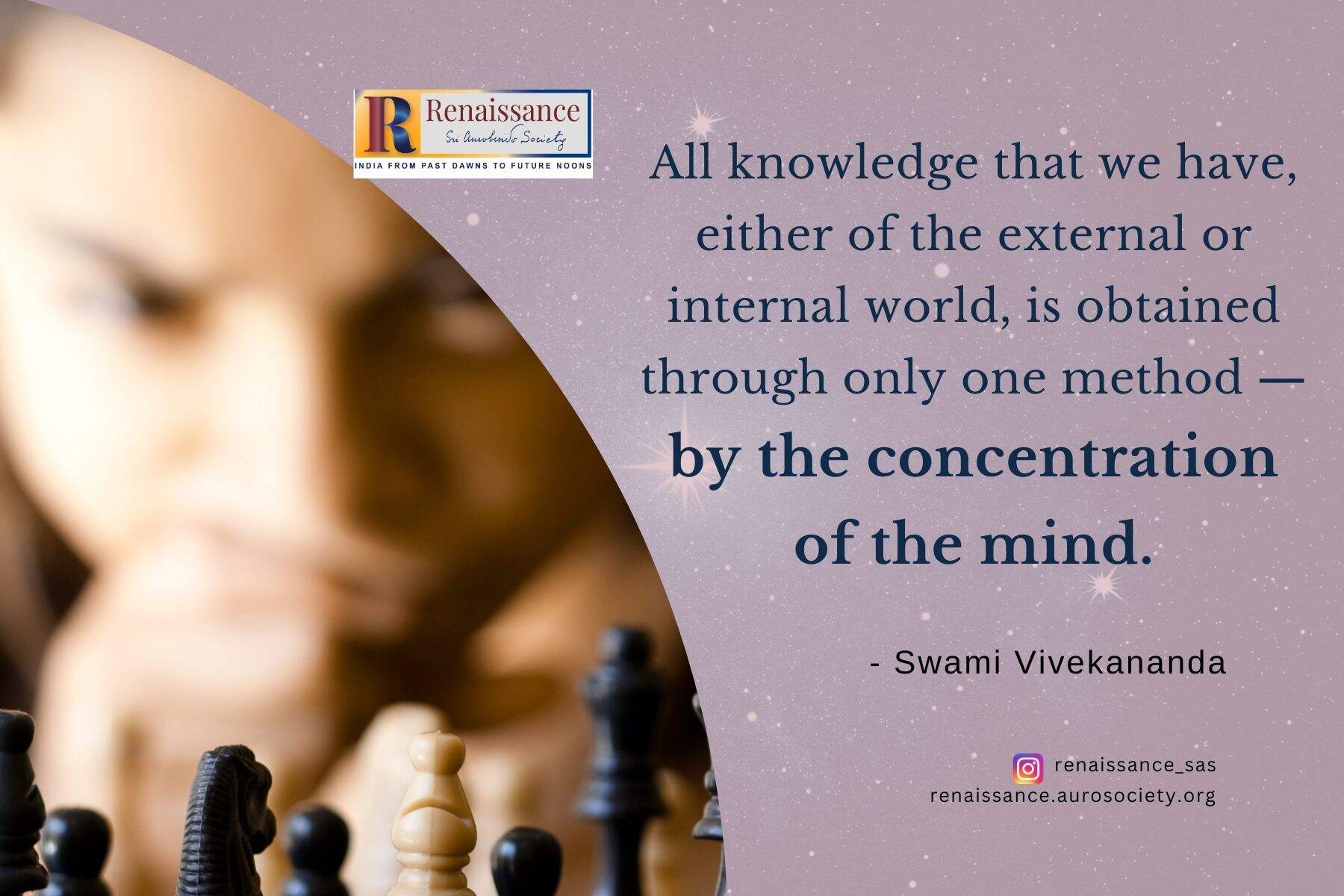 Swami Vivekananda on Concentration - Swami Vivekananda, image size:1800x1200